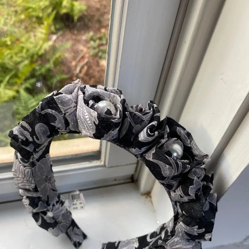 NWT Anthropologie Ruffle Embellished Headband